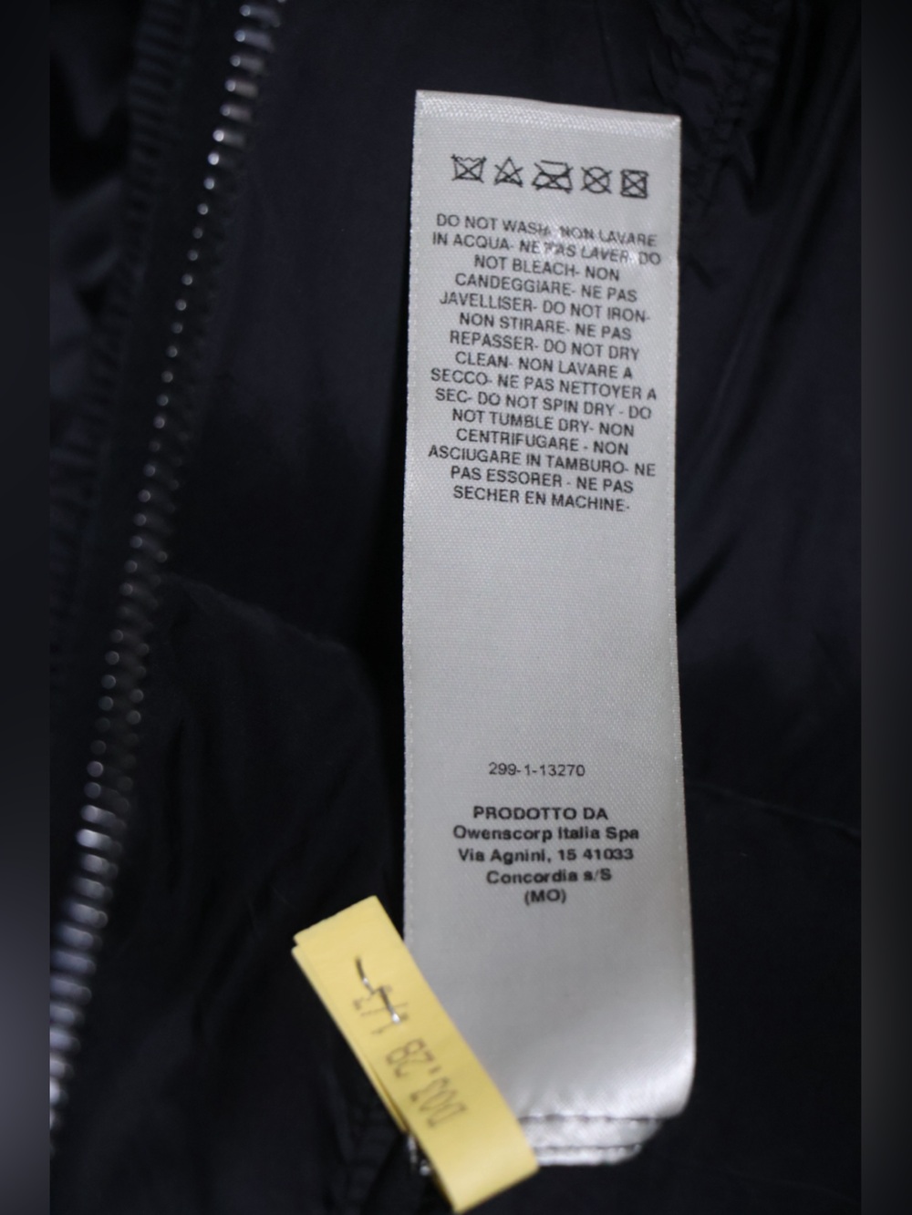 Rick Owens FW19 "LARRY" UNISEX Puffer Bomber Jacket. - Picture 9 of 11